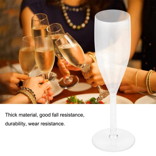 Acrylic Wine Glasses Set of 4 for Parties Weddings Cocktails Bar Supplies - Photo 6/9