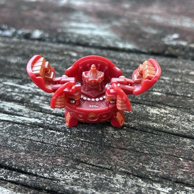Red Pyrus Fourtress 520g Bakugan Battle Brawlers No Card Doesn t Fully Close