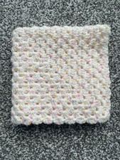 💕💕 Beautiful Hand Crocheted Doll Blanket /Pram/Cot/Crib 💕💕 C981A