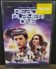 Ready Player One DVD 2018 STEVEN SPIELBERG SIMON PEGG FANTASY PROMO SEALED NEW