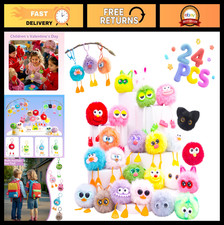 24 PCs Kids Keychains - Easter Egg Fillers, Party Favors, Goodie Bag Stuffers, C