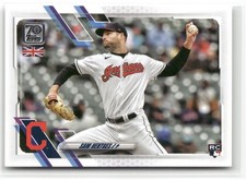 2021 Topps UK Edition Sam Hentges RC Rookie Cleveland Indians #89