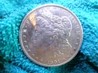 1901P MORGAN SILVER DOLLAR AU (((hard date)))