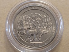 5 AMERICA THE BEAUTIFUL QUARTERS- 2011 "P" MINT MARK