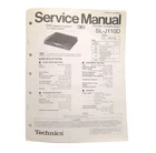 Technics Original Service Manual SL-J110D Automatic Turntable System