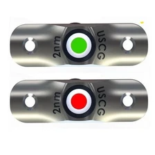 Taco Marine Rub Rail Mounted Led Navigation Light 2 1/2" F38-6800P