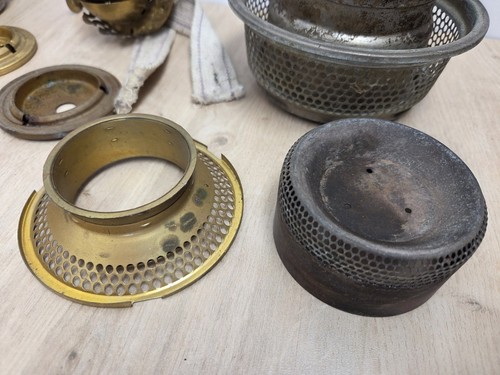 Oil Lamp Spares Parts Bundle Aladdin Wick Cleaner Paraffin Heater - Picture 2 of 13