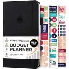 Budget Planner Pocket – Mini Expense Tracker Notebook. Monthly Budgeting Orga...