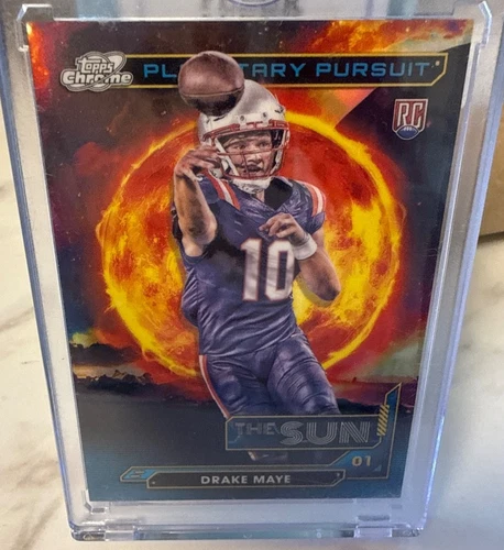 2024 Topps Cosmic Chrome - Planetary Pursuit Drake Maye #PPSU-DM Sun (RC)