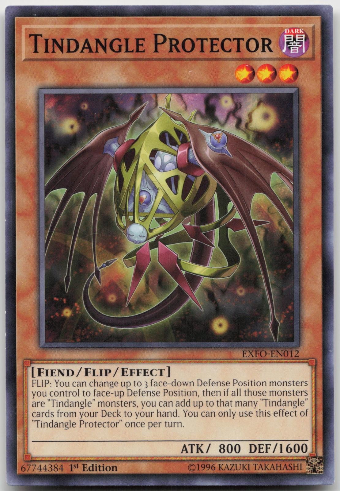 TINDANGLE PROTECTOR EXFO-EN012 - Yu-Gi-Oh Extreme Force C Unlimited NM -