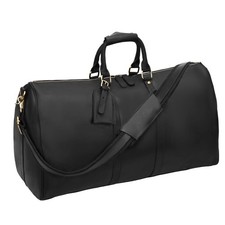 Leathario Travel Duffle Bag Genuine Leather  Overnight Weekender Bag Vinta