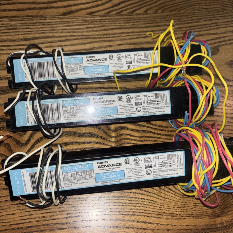 Used Philips Advance Centium ICN-2S40-N Fluorescent Light Ballasts