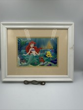 Little Mermaid Framed Print Ariel Flounder Sebastian Disney Kids Room Decor