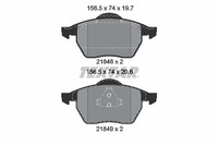 Textar Textar BremsbelÄGe Vorne Ford Galaxy Seat Alhambra VW Sharan 1.8 1.9 2.0