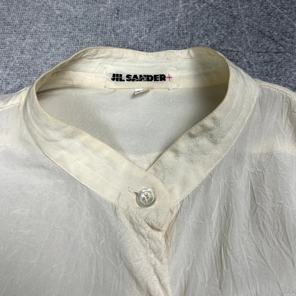 Jil Sander Vintage Silk Blouse Shirt Size 38 - Image 2 of 4