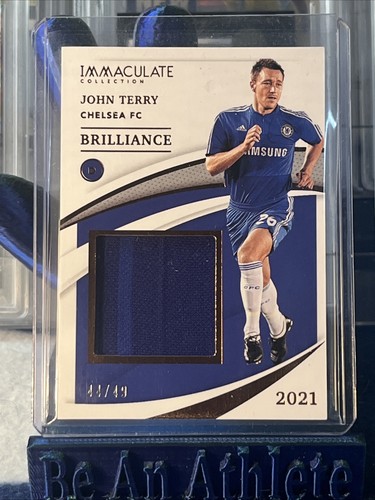 John Terry /49 2021 Immaculate Soccer Brilliance MATCH WORN Patch Chelsea #B-JT