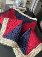 Pottery Barn Kids- Twin Reversible Quilt Set W Two Standard Shams