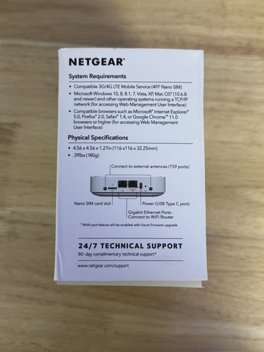 Netgear LM1200 4G LTE Broadband Modem - White - Zdjęcie 2 z 4
