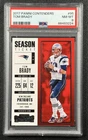 TOM BRADY PSA 8 2017 PANINI CONTENDERS #95 SEASON TICKET PATRIOTS 3224