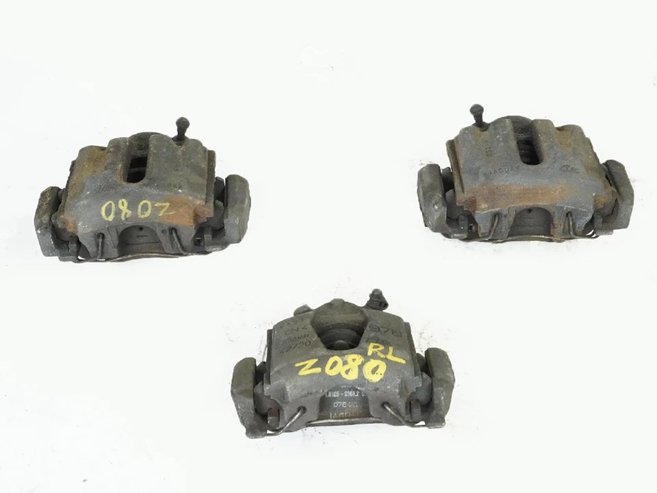 JAGUAR XK8 X100 1997-1999 PINZA FRENO TOPE CON PASTILLAS DELANTERAS TRASERAS JUEGO DE 3 OEM Foto 3 de 4