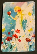 (2Z) Modern swap card of a pretty angel