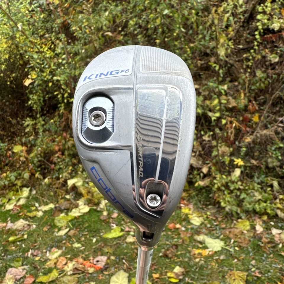 Capa de cabeça feminina grafite Cobra King F6 4-5 Hybrid 22* Matrix Ozik gravata vermelha HQ4 - Imagem 2 de 4