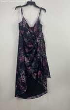 NWT Express Women's Multicolor Floral Sleeveless Dress Size L
