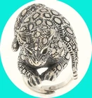 SOM’s International Sterling Sliver Leopard Large Ring Sz 9.5 - .84OZT!