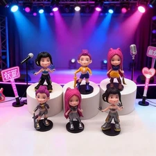 Kpop Demon Hunters Anime Figure Toys Cute PVC Movable Joints Action Figure Model