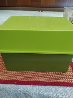 Vintage 1973 BETTY CROCKER Recipe Card Library Avocado Green Box COMPLETE