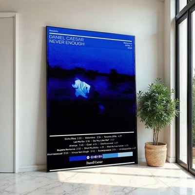 Daniel Caesar Never Enough 2023 Album Aesthetic Music Poster