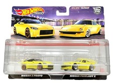 HOT WHEELS PREMIUM CULTURE CAR HFF33 confezione da 2 Nissan Z Proto Nissan Fair Lady