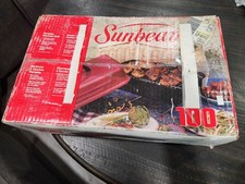Vintage Unused Sunbeam Series 100 Charcoal Grill Bbq Barbeque Portable Red New Vintage Unused Sunbeam Series 100 Charcoal Grill Bbq Barbeque Portable Red New