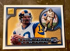 2000 Pacific Aurora Football Kurt Warner #120 St. Louis Rams NFL HOF NM-MT 😎
