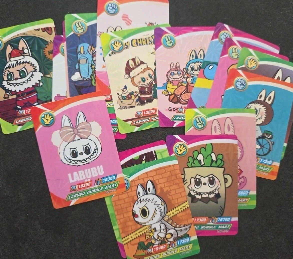 36 Pack Labubu Clockwork Tricycle Collectible Trading Cards Sealed