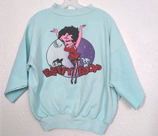 Vintage Betty Boop Sweatshirt Sportswear Of California Size XL Cut Off Sleeves
