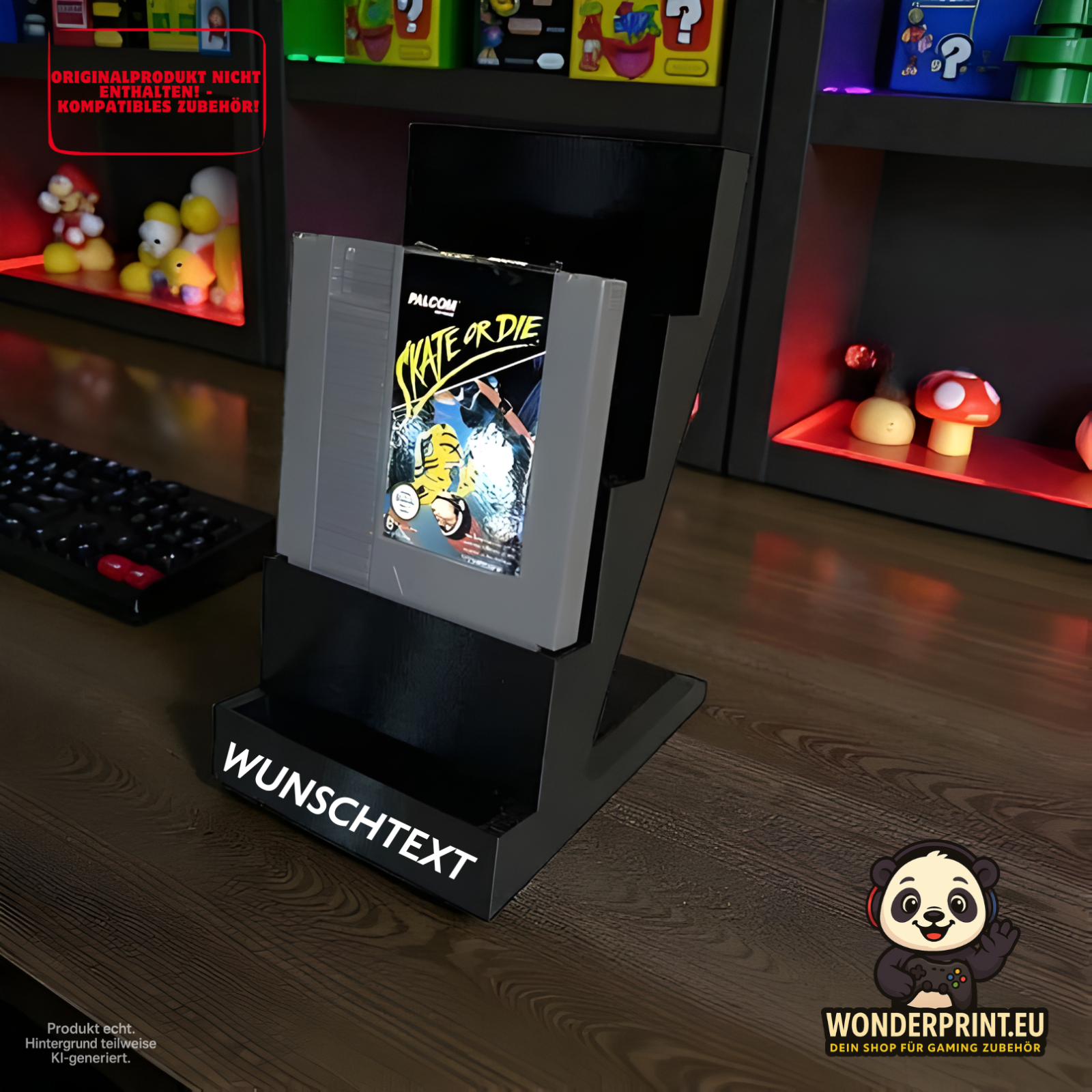 Spielehalter passend für Nintendo NES Spiele Aufsteller Halter Ständer Display