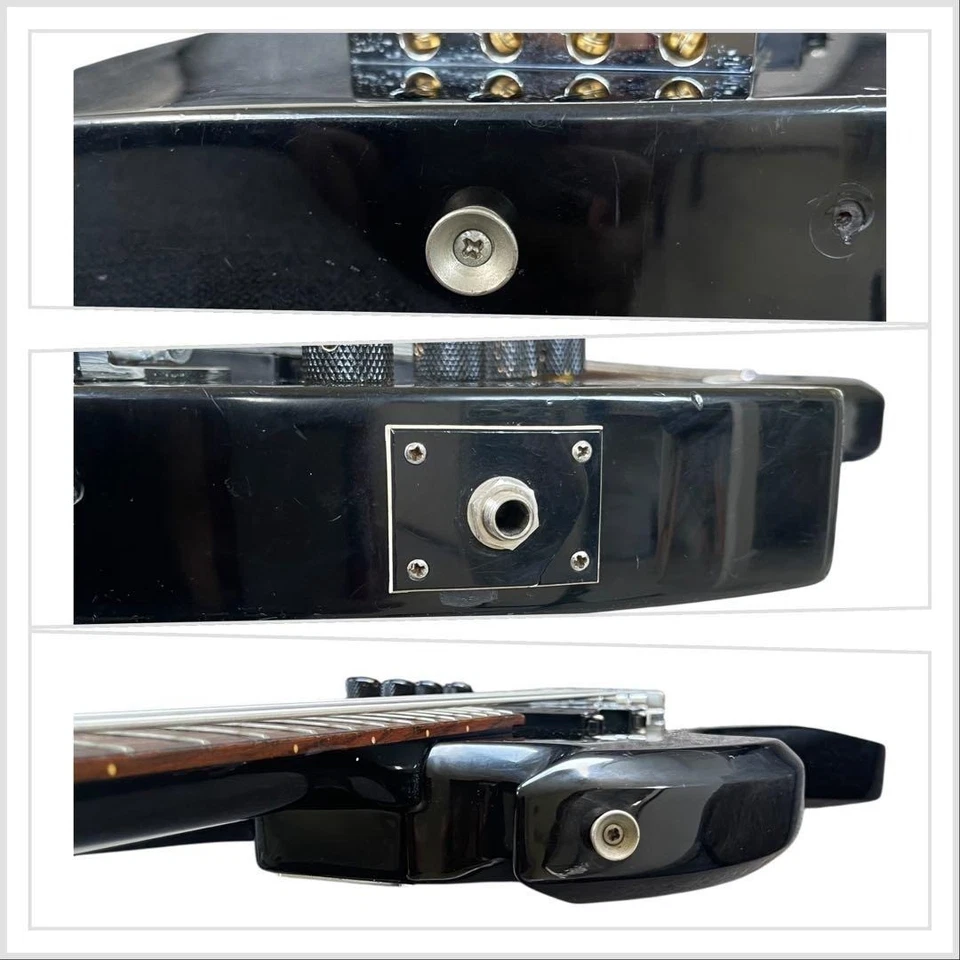 Bajo eléctrico Fernandes Mockingbird negro de JAPÓN Foto 3 de 4