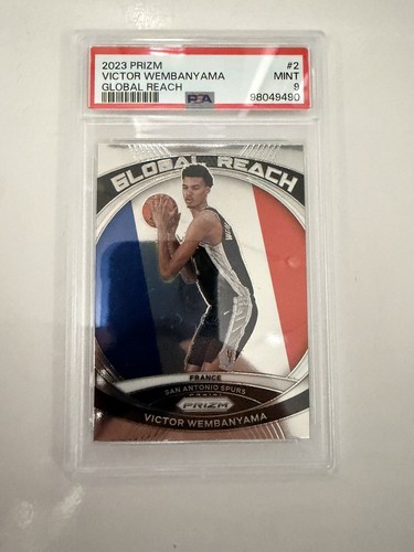 Victor Wembanyama ROOKIE Rookie GLOBAL REACH [2023-24 Prizm] - PSA 9 MINT
