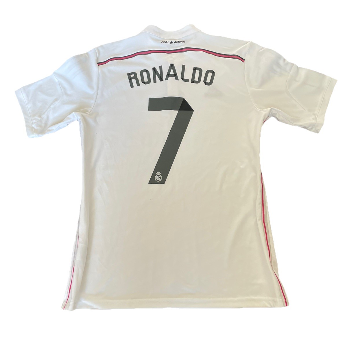 Cristiano Ronaldo #7 Real Madrid Jersey Adidas Fly Emirates FIFA