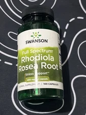 Swanson Rhodiola Rosea Root, 400 mg, 100 Count 10/2025