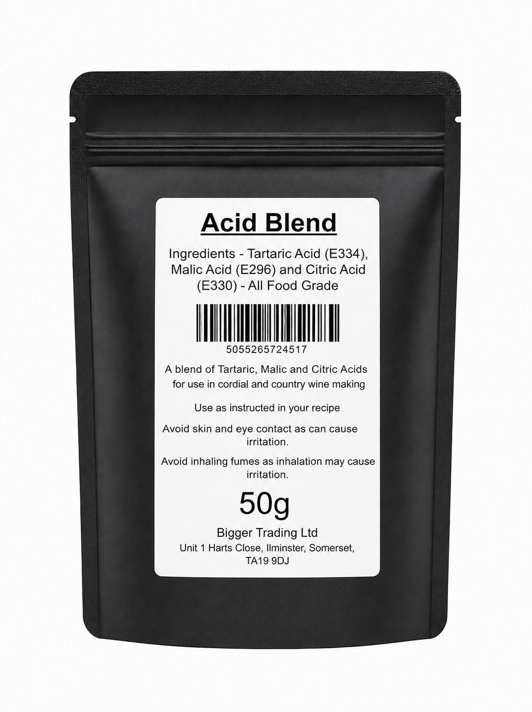 Acid Blend 50g Pouch For Making Country Wines and Cordials Homebrew Bigger Jugs