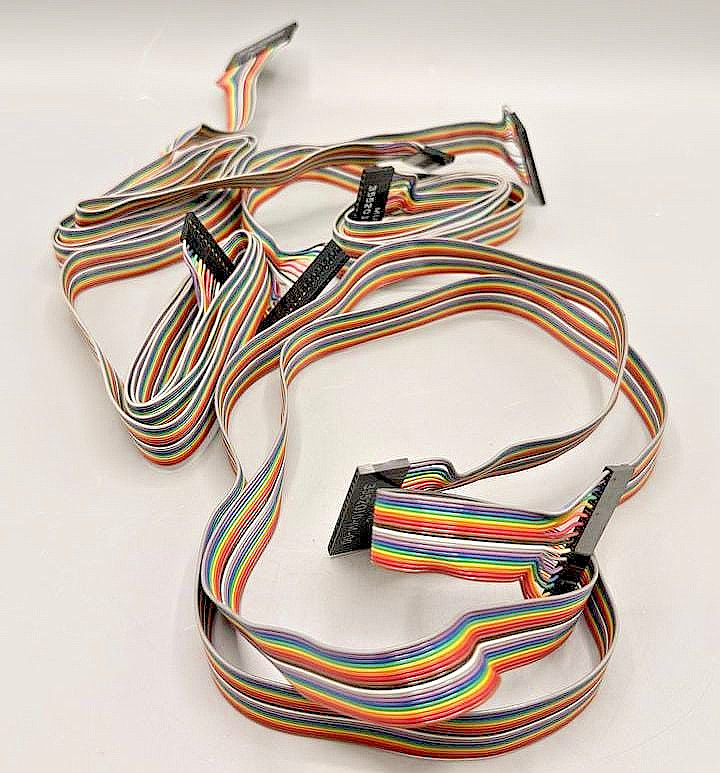 MUPAC 3552010-04-00 20-Pin IDC Ribbon Cable Assembly 2x10 Female Lot 4 NOS