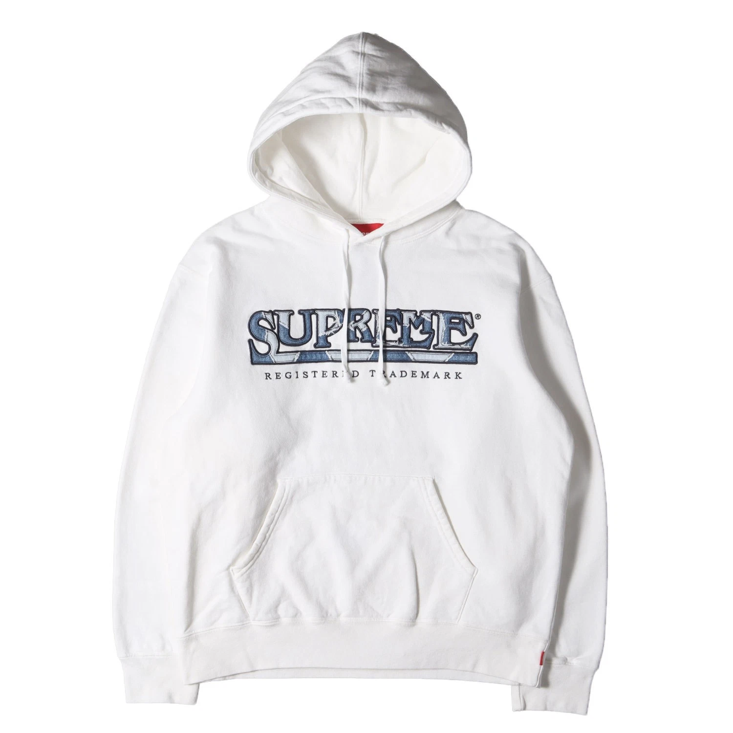 Sweat à capuche suprême taille : taille S 21SS denim patch logo denim