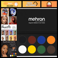 Water-Activated Face Paint Palette - 12 Vibrant Colors for Body Art  Makeup
