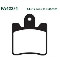 Bremsbelag EBC FA423 4HH Vorne FüR Yamaha FJR 1300 AS Automatik ABS 2006-2018