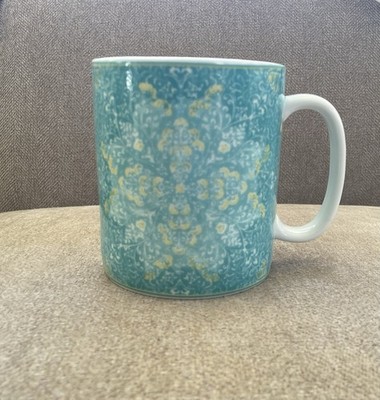 222FIFTH VERY LARGE MUG  EVA TEAL  NWOT -HOLDS  APPROX. 30 oz. TO THE BRIM