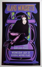 Alanis Morissette - Our Lady Peace Tour - Reprint - SIGNED Bob Masse