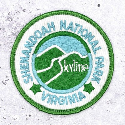Vintage Shenandoah National Park Patch   Virginia Skyline Drive   Iron-on NOS