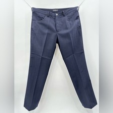 Prada Wool Navy Stripped Pants Trousers Made In Italy Size 52 (X-1)